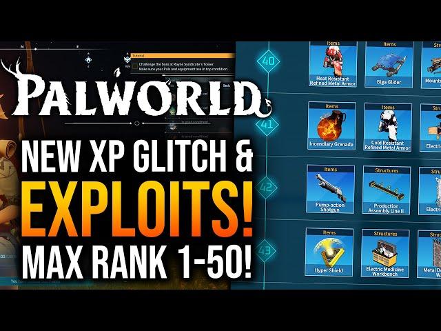 Palworld - THE MOST BROKEN XP GLITCH!