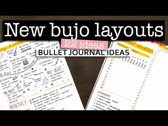 22 NEW Bullet Journal Ideas for 2025 