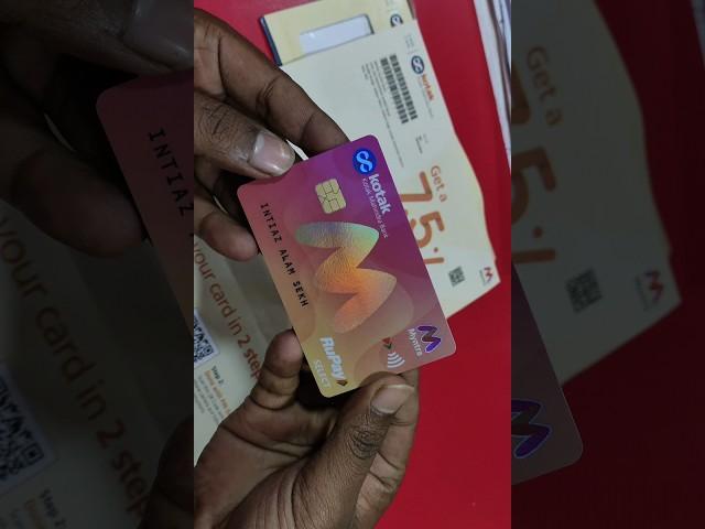 Kotak Mahindra Bank Myntra credit card unboxing II Myntra credit card unboxing