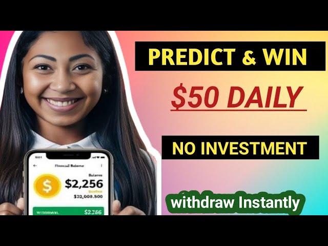 NO INVESTMENT : this App will pay you $50 daily and you can withdraw instantly/make money online