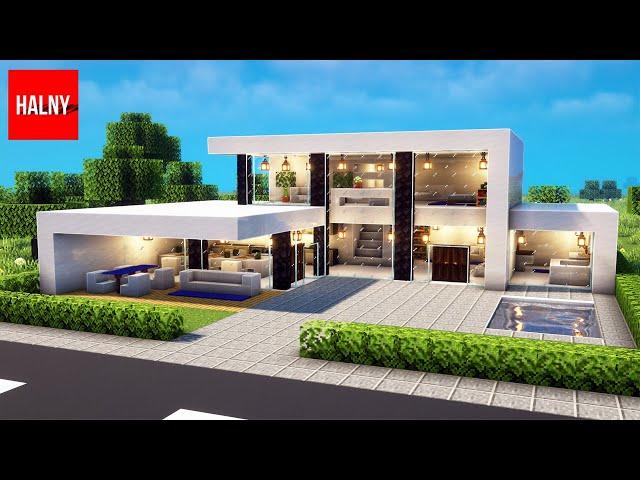 How to build a modern house in Minecraft