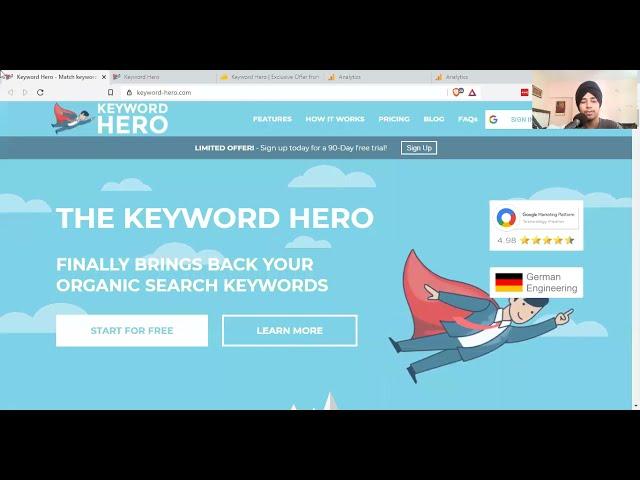 Discover untapped Analytics Keywords With Keyword Hero