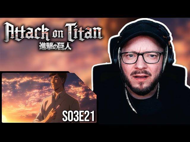 Das ERSTE MAL Attack on Titan 3x21 | "Der attackierende Titan" | Reaction