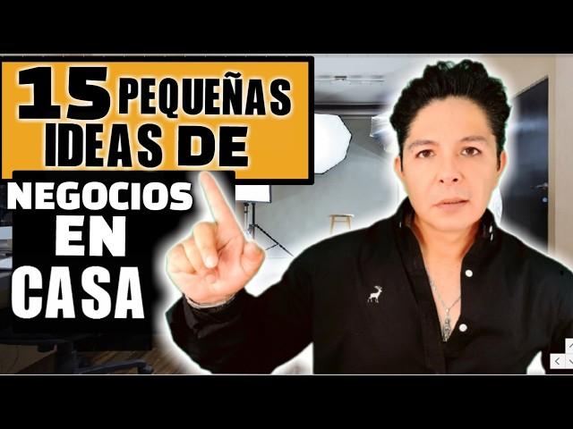 DESCUBRI ESTAS 15 IDEAS DE NEGOCIOS RENTABLES QUE PUEDES COMENZAR EN TU CASA