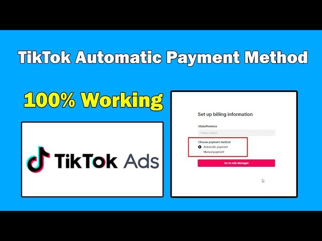 Tiktok (Automatic Payment) Method 100% Working