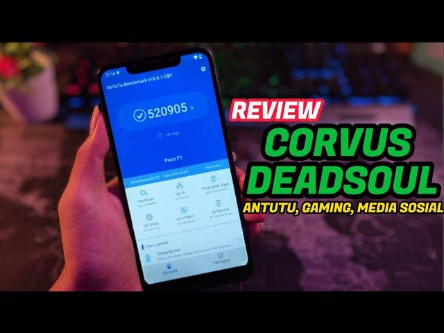 Reviews! Custom Rom Corvus Deadsoul Combo Kernel Genos R16 Android 10 Poco F1 - Gaming Mode!