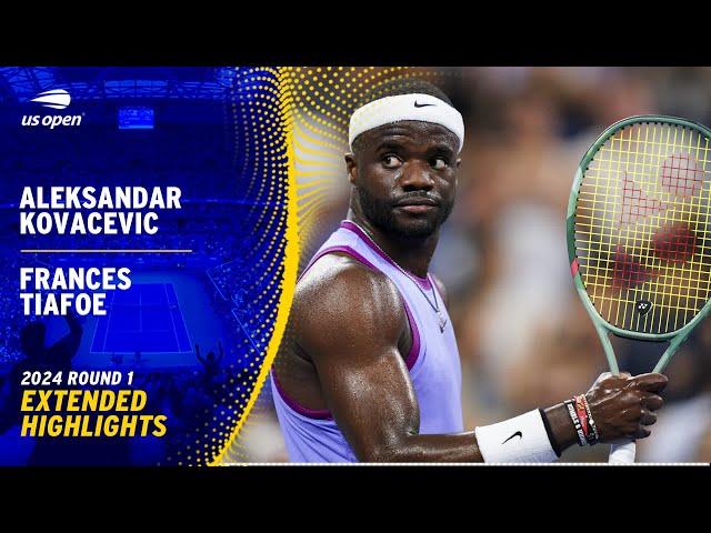 Aleksandar Kovacevic vs. Frances Tiafoe Extended Highlights | 2024 US Open Round 1