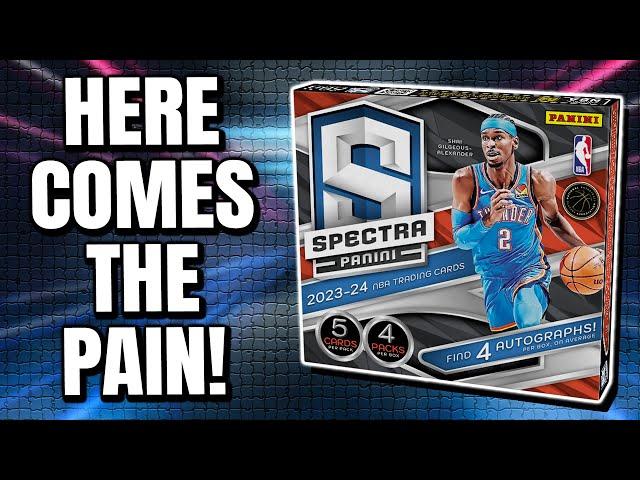 THIS ONE HURT...... | 2023-24 Panini Spectra NBA Hobby Box Review