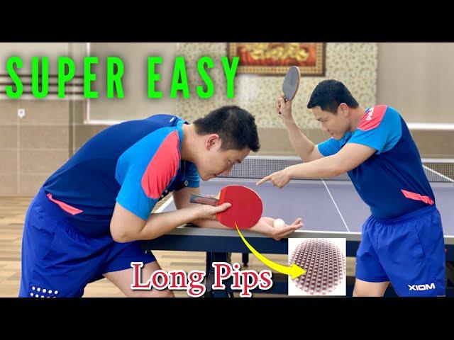 Attacking against Long Pimple's serve is extremely easy | Tutorial