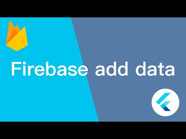 Flutter Firebase Add Data | part 1