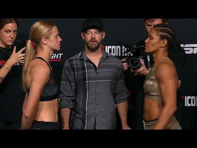 Carli Judice vs. Gabriella Fernandes - Face-Off - (UFC Fight Night: Perez vs. Taira)