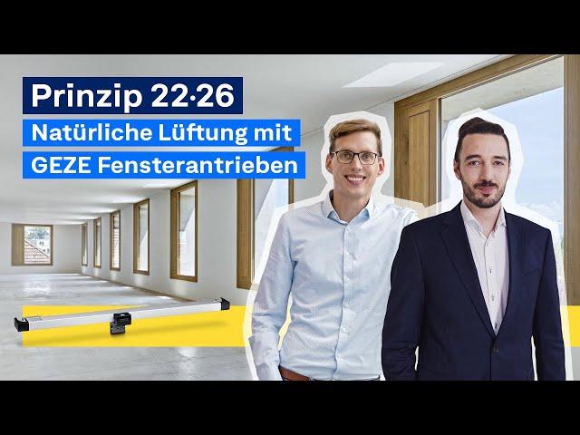 Klimaneutrale Gebäude durch natürliche Lüftung: Messe Talk | GEZE x 22·26