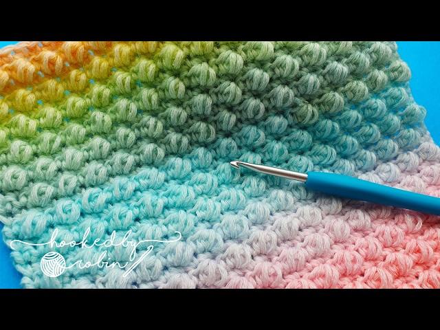 How to Crochet the Pebble Stitch 