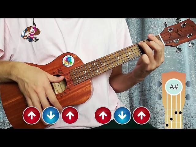 Gravity Falls - Opening Theme Song (Tutorial ukulele / Разбор на укулеле)