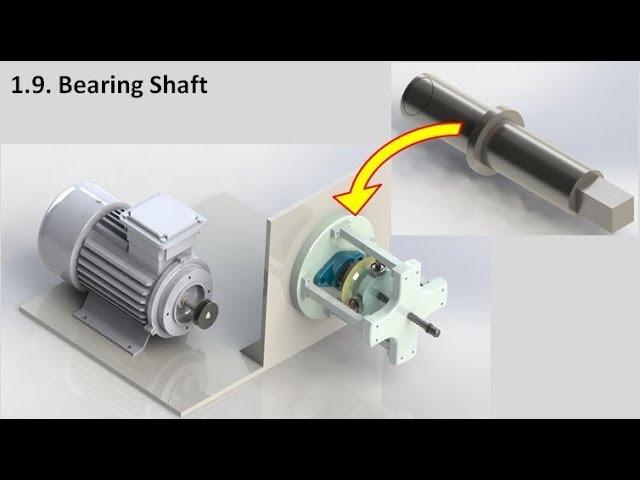 1. 10  Solidworks Tutorial Disc Balancing bearing shaft part design