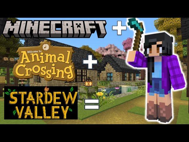 Minecraft + Stardew Valley + ACNH = ???  Welcome to Misty Valley, epi. 1