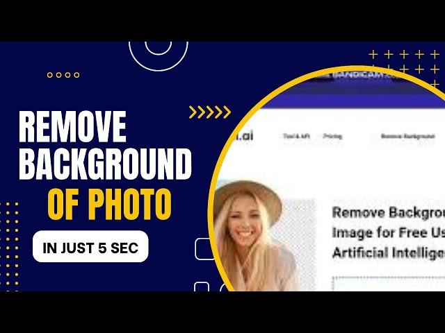 How to remove background of any photo|latest AI | Technology by Nomi