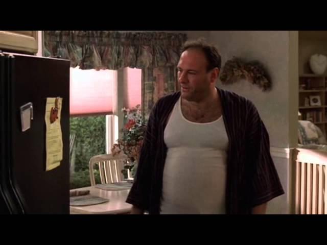 Tony mad at Janice broke his phone - The Sopranos HD