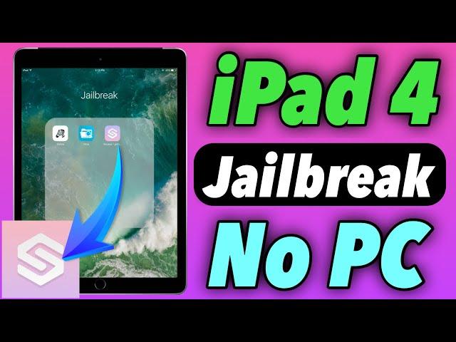 iPad 4 Jailbreak Without Computer 2024 | How To Jailbreak iOS 10.3.3 NO PC |