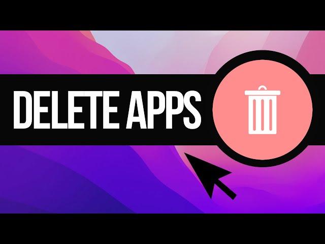 How to Delete Apps on macOS Monterey