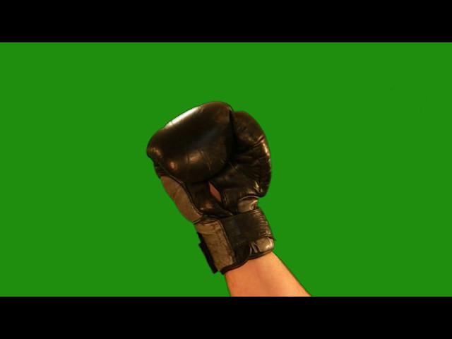 boxing green screen with sound effect