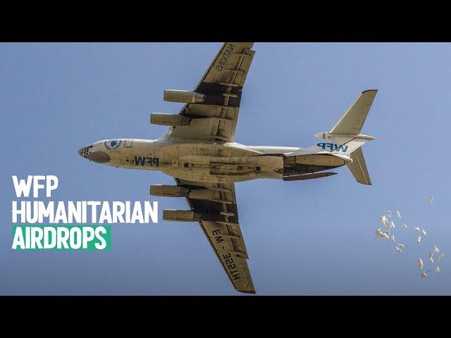 Behind the scenes: WFP humanitarian airdrops