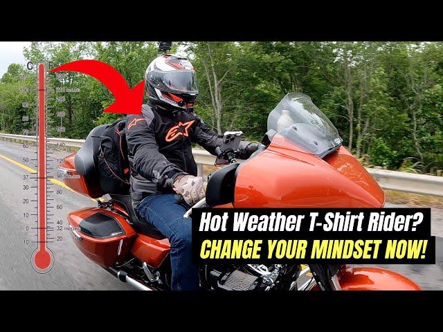 You're Still Riding Your Motorcycle In A T-Shirt? This Riding Jacket Will Keep You Cooler!