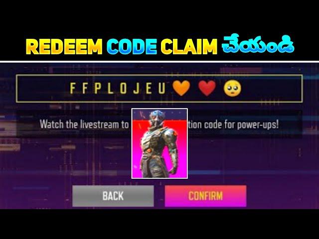 Claim FFPL Redeem Code In Free Fire In Telugu | FFPl Redeem Code Today Telugu | Ffpl Redeem Code