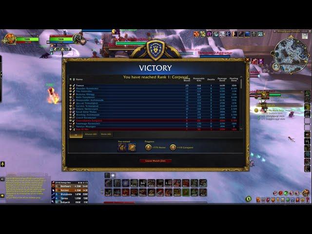 Run Fury Warrior in Epic Battleground - World of Warcraft: The War Within PvP 11.0.2