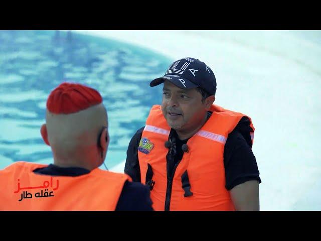 رامز جلال | رد فعل كوميدي من محمد هنيدي بعد مقلب رامز عقله طار