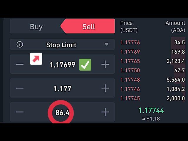 How to set a stop limit on binance EXPLAINED ( Beginners Guide...)