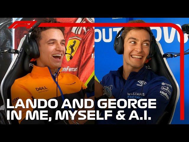 Can Lando Norris and George Russell Beat Their AI in F1 2021? | Me, Myself and AI