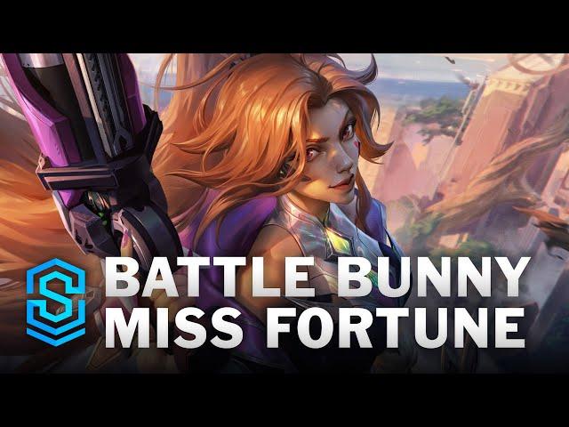 Battle Bunny Miss Fortune Skin Spotlight - League of Legends