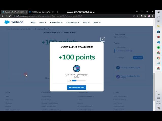 Quick Start: Lightning App Builder | Create Your First Page | Salesforce Trailhead