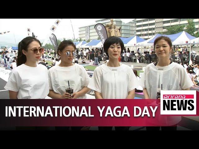 Fourth annual UN International Yoga Day celebrated in Seoul