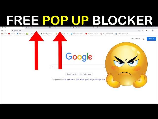 Free Pop up Blocker Extension for Google Chrome | How to block annoying pop ups