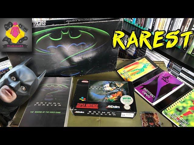 SNES HOLY GRAIL GAME Batman Forever Woolworths Edition ALL STICKERS | RARE PAL SNES GAME | TheGebs24