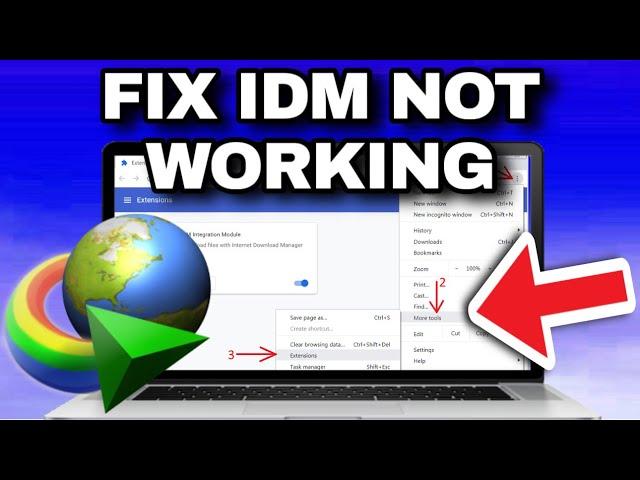 How to fix IDM is not working in Google Chrome 2024