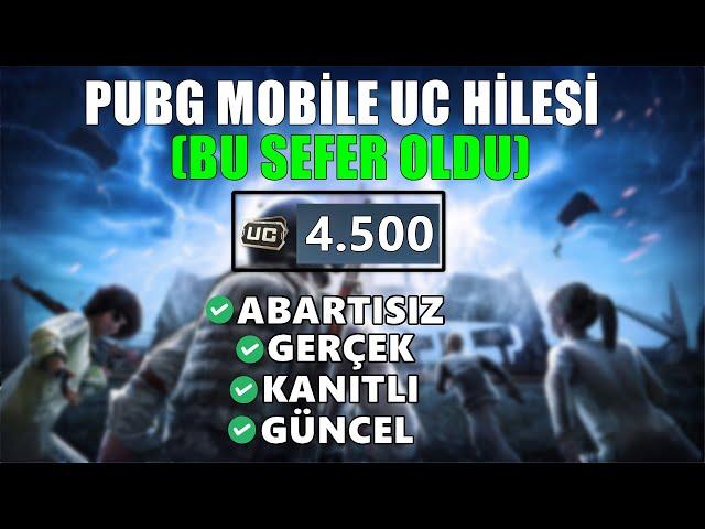 PUBG MOBİLE UC HİLESİ 2024 - UC HİLESİ - PUBG MOBİLE UC HİLESİ GERÇEK!!