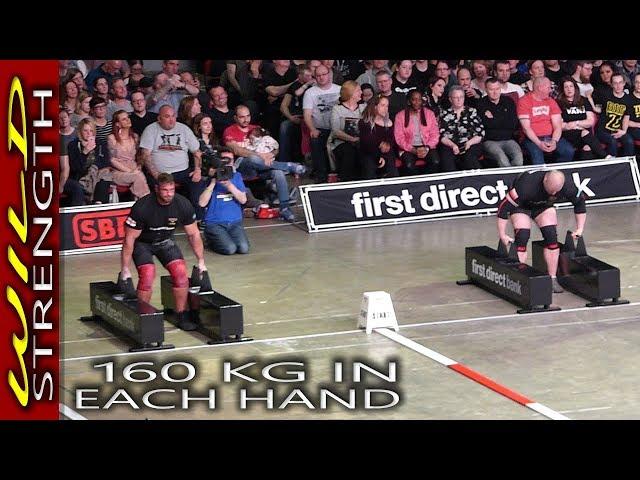 Terry Hollands vs Mateusz Kieliszkowski Car Walk [Europe's Strongest Man 2018]