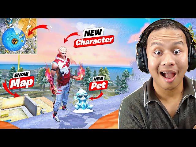 Snow Map in Free Fire  New Character & All OB42 Updates with Review - Tonde Gamer