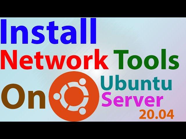 How to Install net tools on Ubuntu Server 20 04