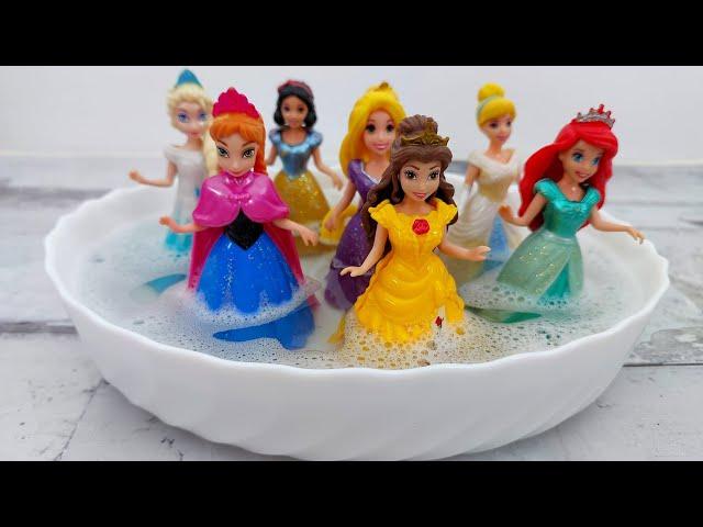 Disney Princess Doll Makeover ~ DIY Miniature Ideas for Barbie - Wig, Dress, Faceup, and More! DIY