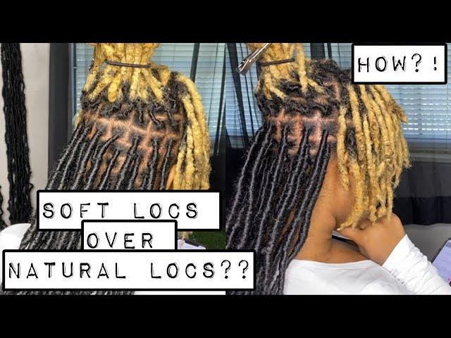 Soft Locs over Natural Locs! | Beginner Friendly | Best Tutorial | Extended Soft Locs