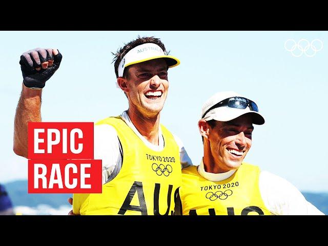 FULL Men's Sailing 470 Medal Race | Tokyo Replays