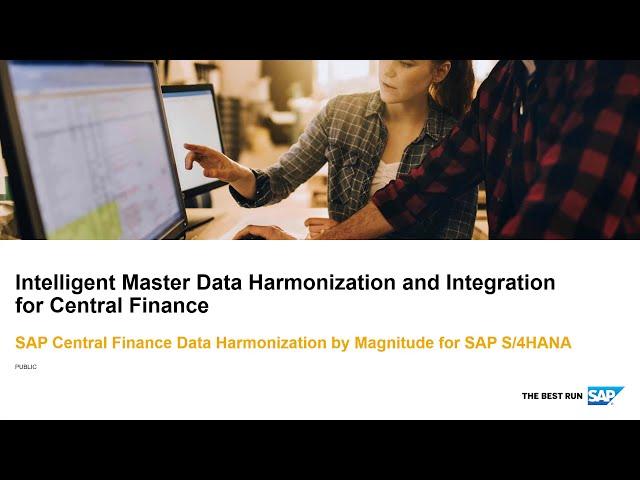 SAP Central Finance Data Harmonization by Magnitude