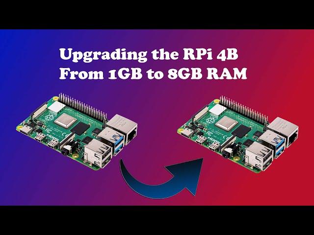 Raspberry Pi 4 RAM Upgrade - Tutorial