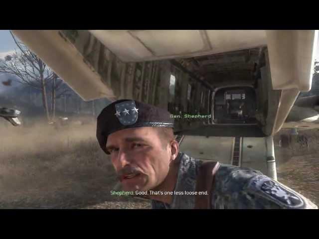 COD MW2 Ghost and Roach Death Scene