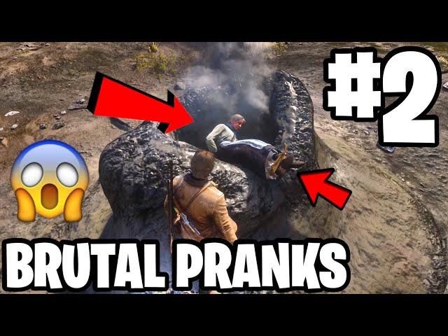 Brutal Pranks on NPCs #2 | Red Dead Redemption 2