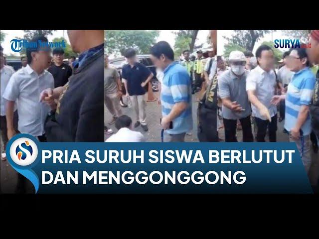 KRONOLOGI Pria di Surabaya Perintah Siswa Minta Maaf dengan Berlutut & Menggonggong